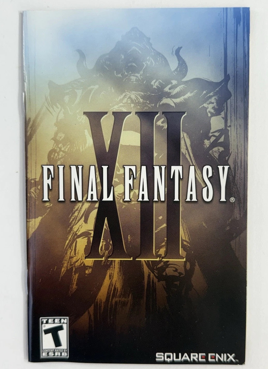 Final Fantasy XII (PlayStation 2, 2006) Game Case Manual Registration - Tested