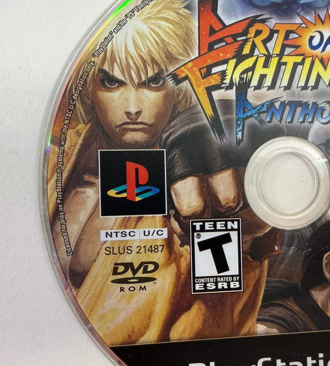 Art of Fighting Anthology (PlayStation 2, 2007) Black Label Game Disc - Tested