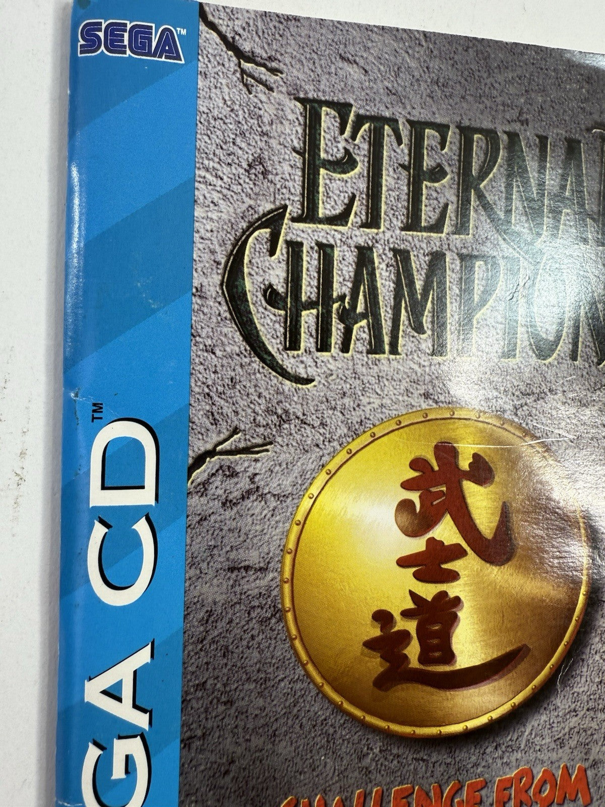 Eternal Champions: Challenge From the Dark Side (Sega CD, 1994) Manual and Reg.