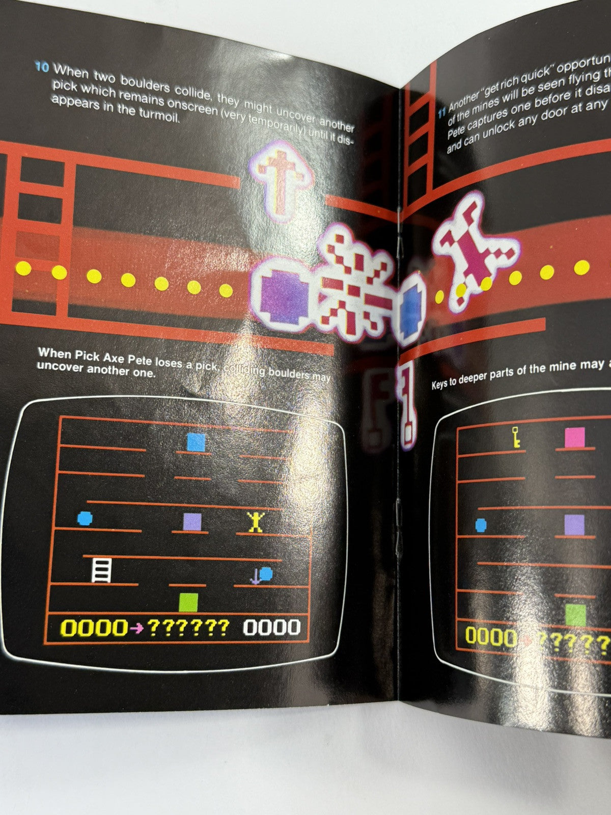 Pick Axe Pete! (Odyssey 2/Videopac, 1982) Game Box Manual - Tested and Working