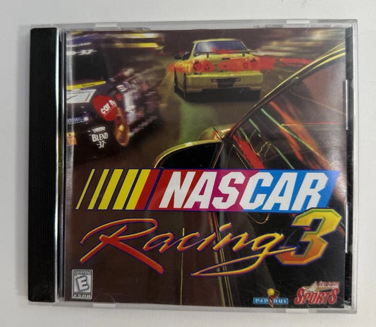 NASCAR Racing 3 (PC, 1999) Game, Case, Cover Art-Tested & Working-Rare Variant
