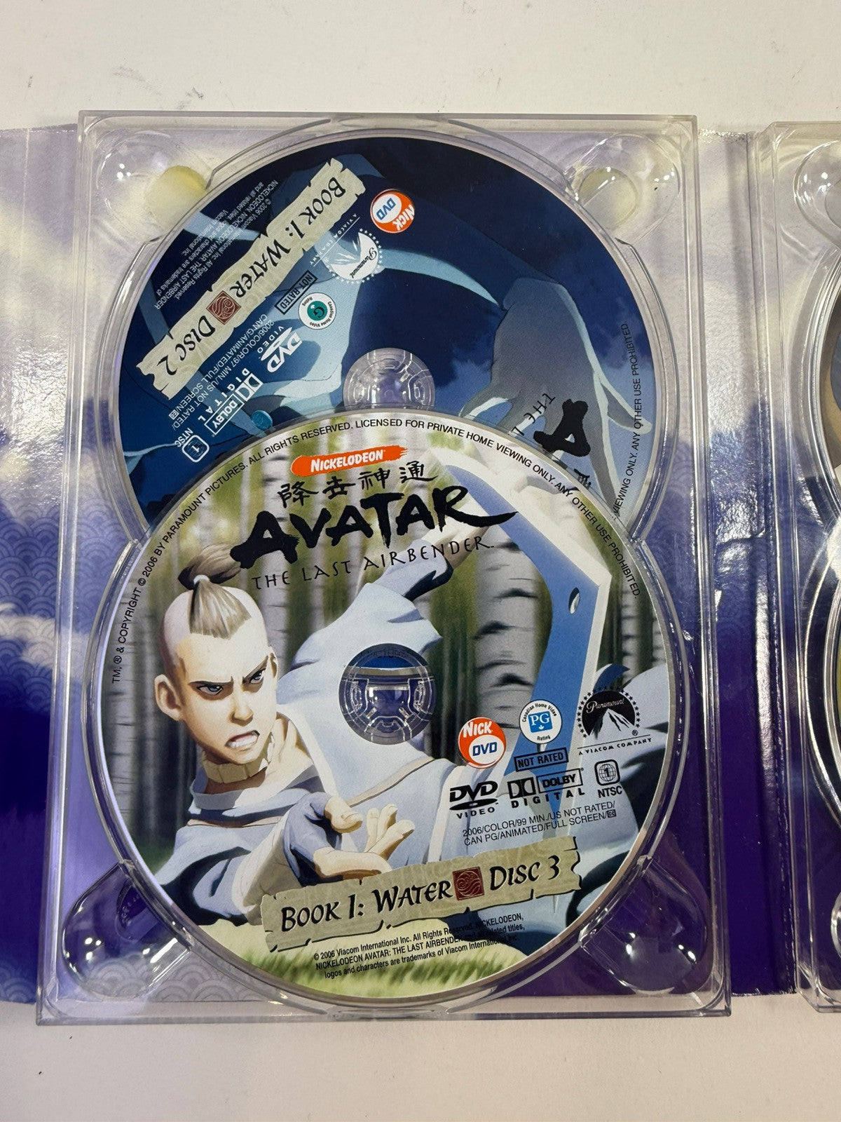 Avatar: The Last Airbender: The Complete Book 1 Collection  (DVD, 2006) Tested