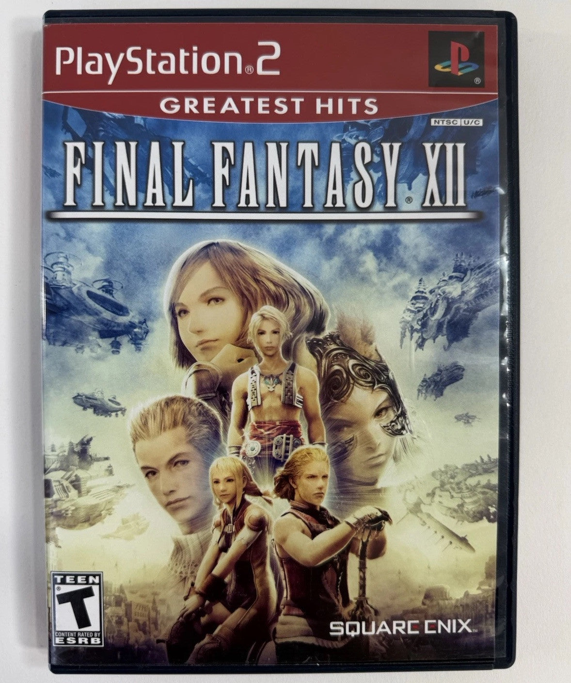 Final Fantasy XII (PlayStation 2, 2006) Game Case Manual Registration - Tested