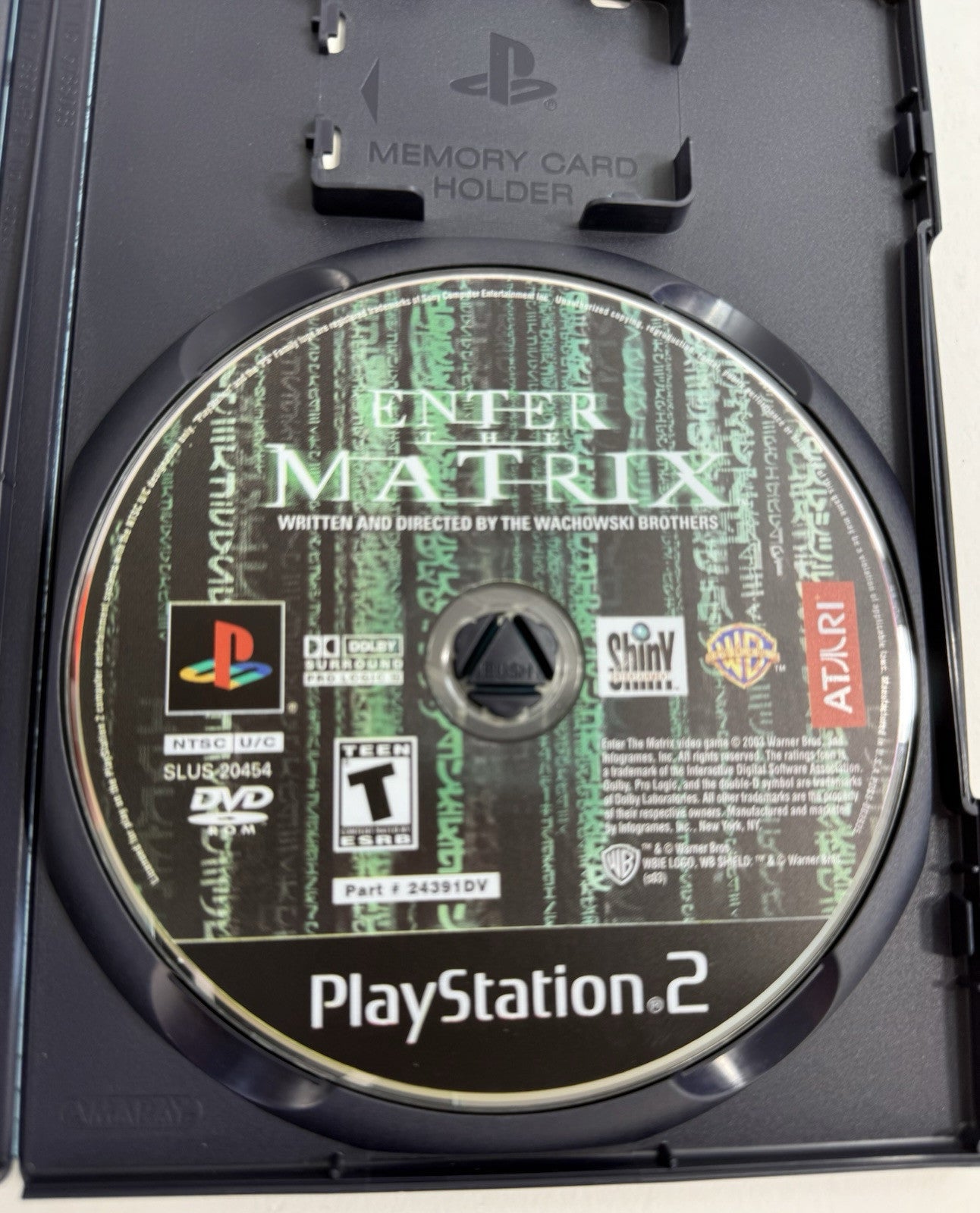Enter the Matrix (Sony PlayStation 2, 2003) Game and Case - Tested and Working