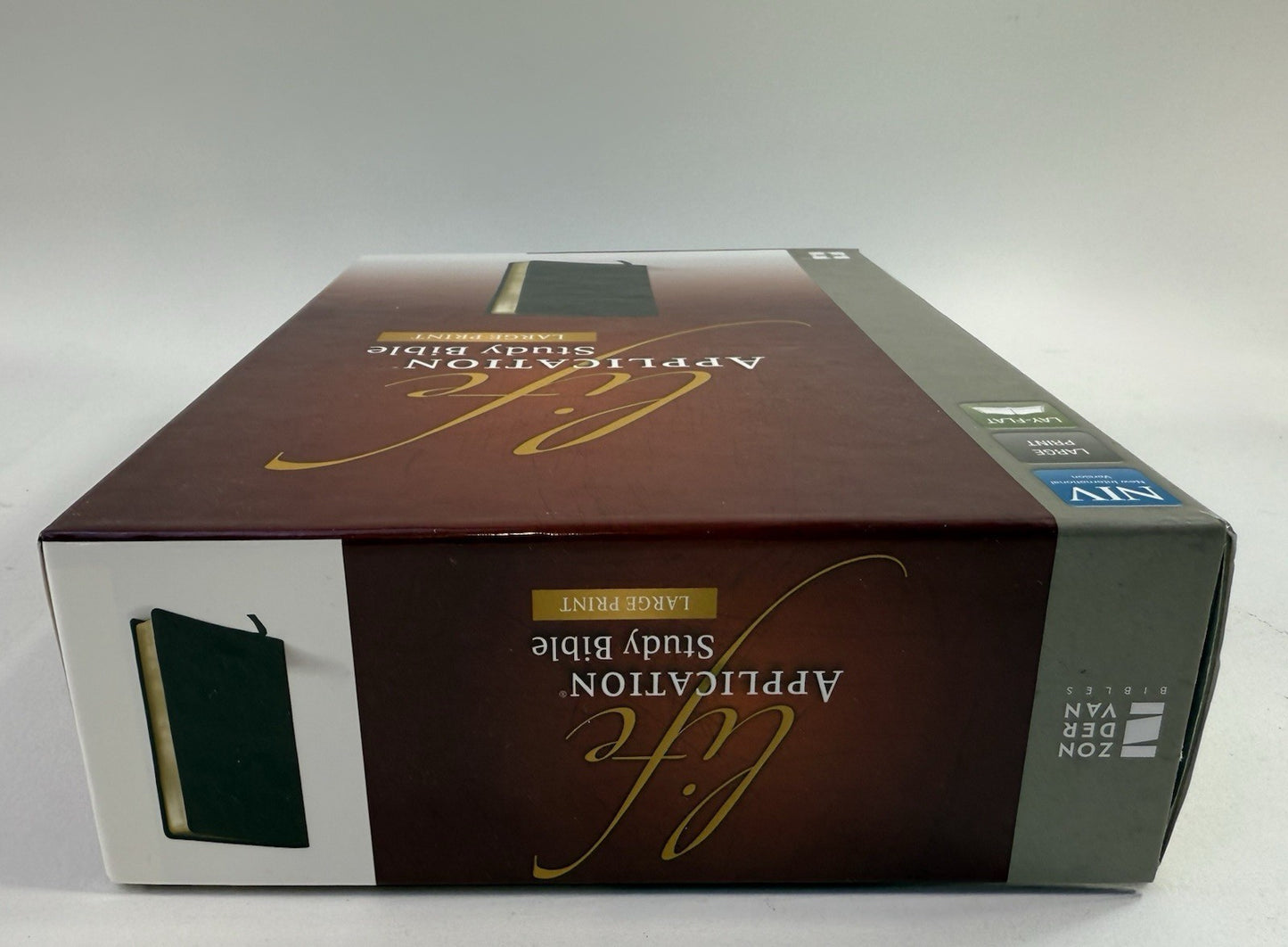 Life Application Study Bible By Zondervan 2011 Leatherbound - Box And Index Tabs