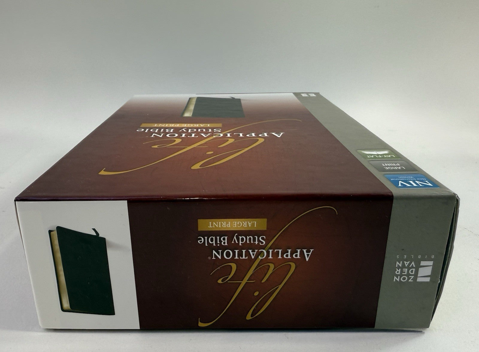 Life Application Study Bible By Zondervan 2011 Leatherbound - Box And Index Tabs