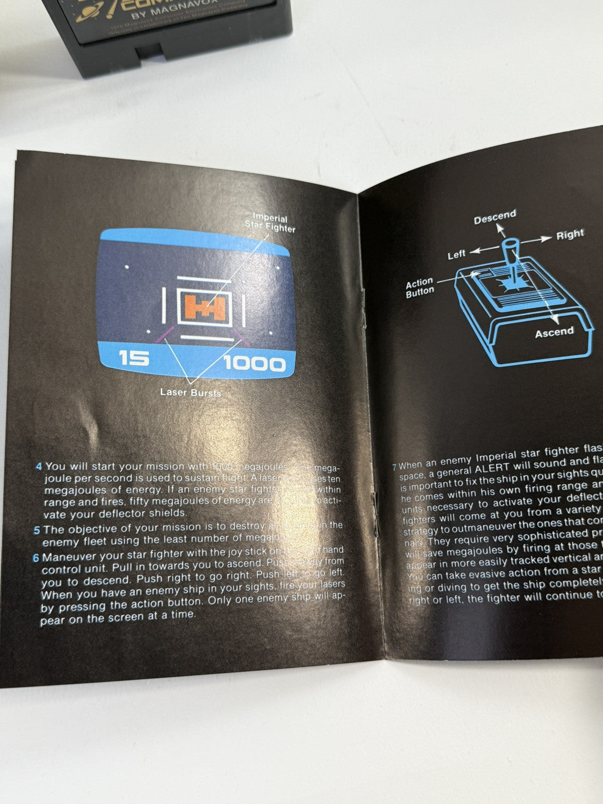 Cosmic Conflict!  (Magnavox Odyssey 2, 1978) Game Case Manual - Tested