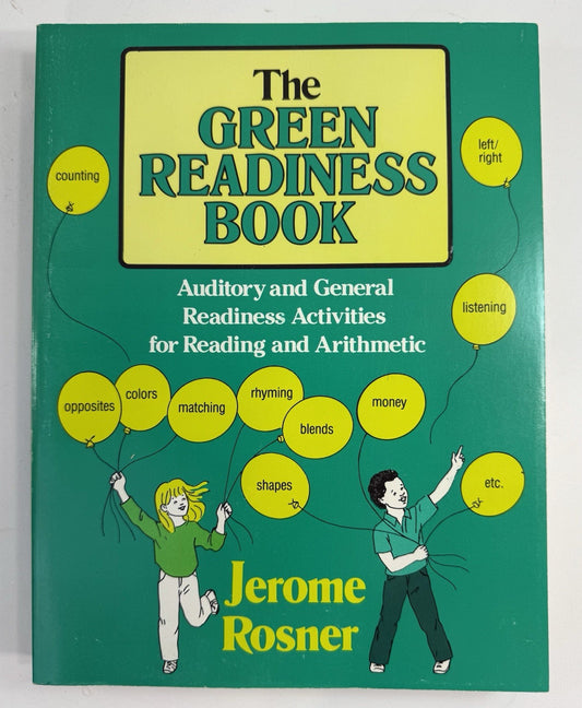 Green Readiness Book Auditory and General Activities (Paperback, 1986) Rosner, J