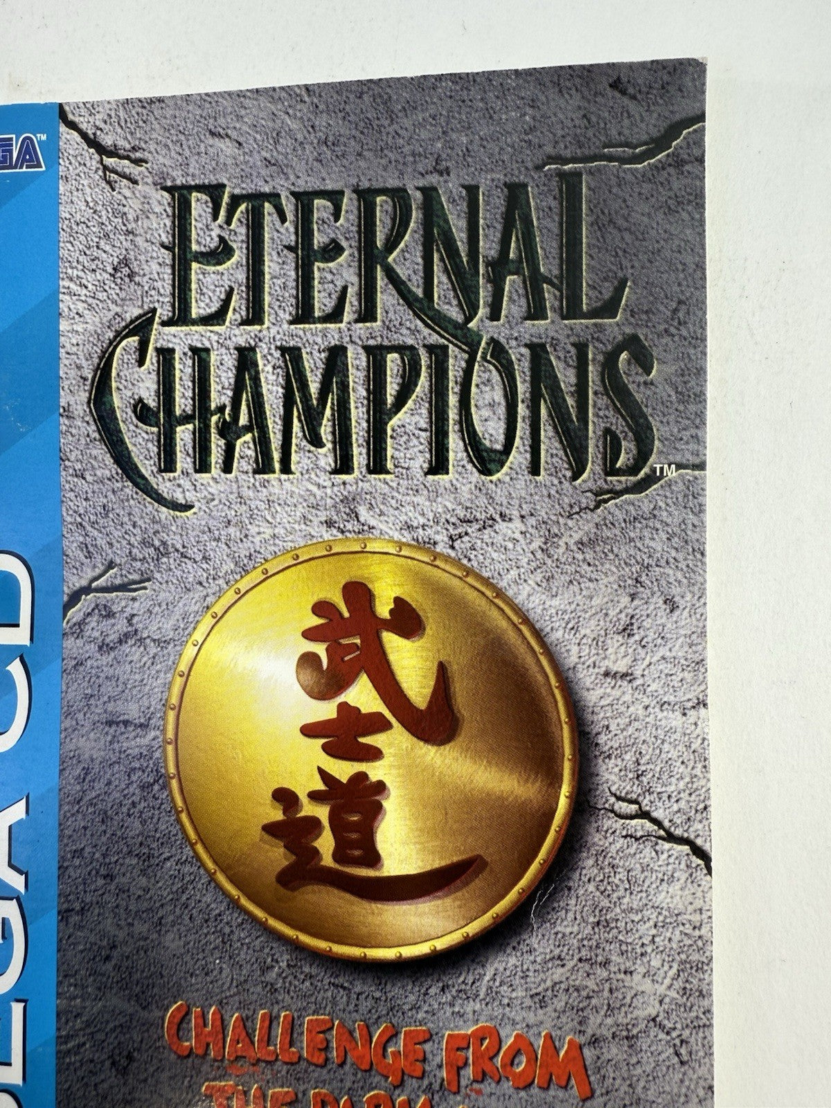 Eternal Champions: Challenge From the Dark Side (Sega CD, 1994) Manual and Reg.