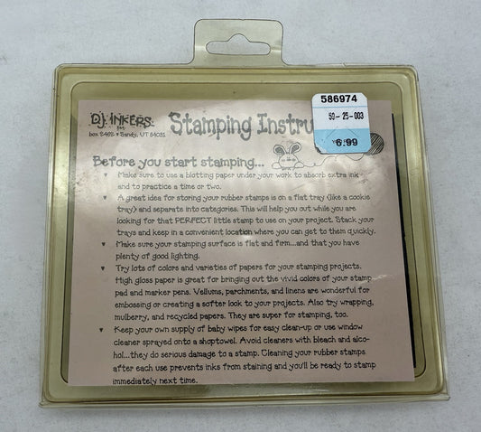 Dj Inker RMS 131 Border Lines Stamp Set - New