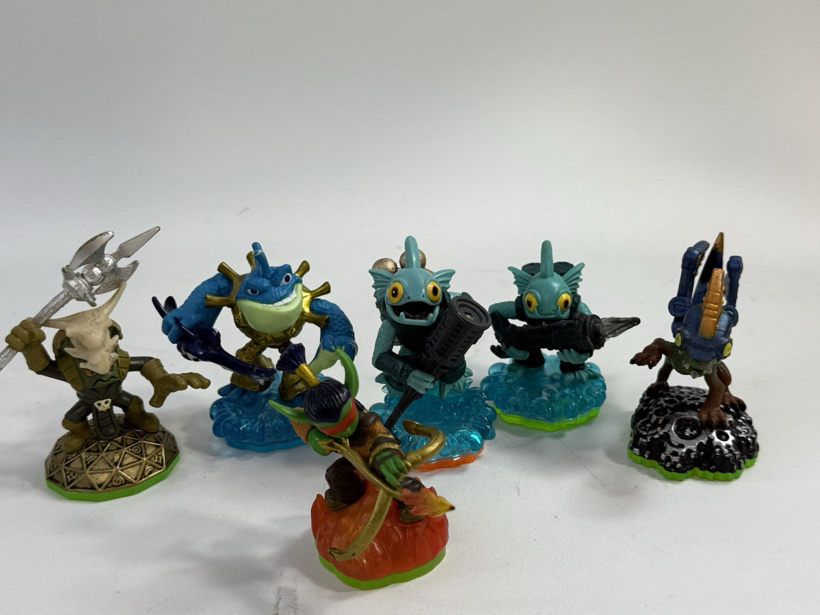 Skylanders Bundle - Gill Grunt, Drobot, Flameslinger, Voodood, Riptide