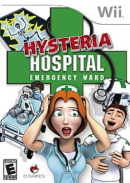 Hysteria Hospital: Emergency Ward (Nintendo Wii, 2009) Game Case Manual - Tested