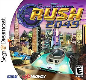San Francisco Rush 2049 (Sega Dreamcast, 2000) Game Case Manual Registration