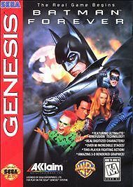 Batman Forever (Sega Genesis, 1995) Game and Case - Tested and Working