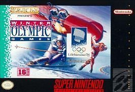 Winter Olympic Games Lillehammer '94 (Super Nintendo, 1994) Case Game Manual