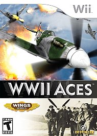 WWII Aces (Nintendo Wii, 2008) Game Case Manual - Tested and Working