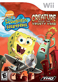 SpongeBob SquarePants: Creature from the Krusty Krab (Nintendo Wii, 2006) Tested