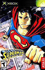 Superman: The Man of Steel (Xbox, 2002) Game Case Manual Insert - Tested