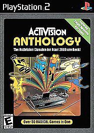 Activision Anthology (PlayStation 2, 2002) Game Case Manual Registration -Tested