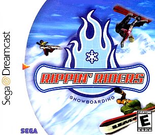 Rippin' Riders Snowboarding (Sega Dreamcast, 1999) Game, Case, Manual - Tested