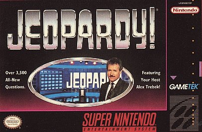 Jeopardy (Super Nintendo, 1992) Game Box Manual Poster - Tested and Working