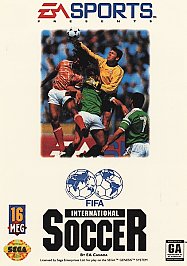 FIFA International Soccer (Sega Genesis, 1993) Game and Case - Tested