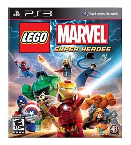 LEGO Marvel Super Heroes (Sony PlayStation 3, 2013) Game and Case - Tested