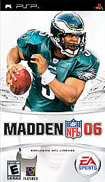 Madden NFL 06 (Sony PSP, 2005) Game And Case - Tested and Working