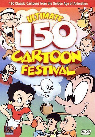 Ultimate 150 Cartoon Festival (DVD, 2008) New, Factory Sealed