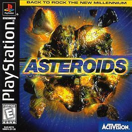 Asteroids (Sony PlayStation 1, 1998) Game Case Manual Registration Card - Tested