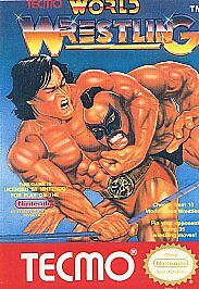 Tecmo World Wrestling (Nintendo NES, 1990) Game Cartridge - Tested and Working