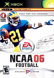 NCAA Football 06 (Microsoft Xbox, 2005) Game Case Manual - Tested