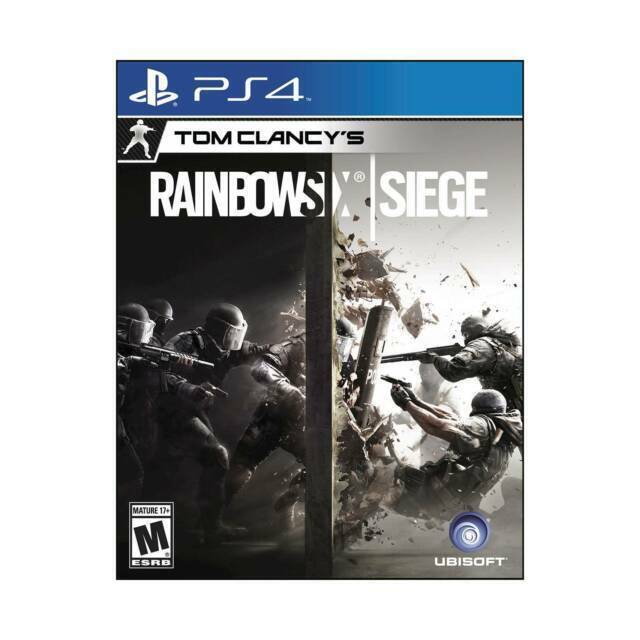 Tom Clancy's Rainbow Six Siege (PlayStation 4, 2015) Game and Case - Tested