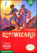 Legacy of the Wizard (Nintendo NES, 1989) Game Cartridge - Tested and Working