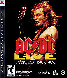 AC/DC Live: Rock Band Track Pack (Sony PlayStation 3, 2008) Game, Case, Manual