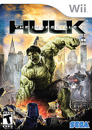The Incredible Hulk (Nintendo Wii, 2008) Game Case Manual - Tested and Working