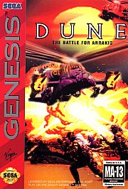 Dune: The Battle for Arrakis (Sega Genesis, 1993) Game and Case - Tested