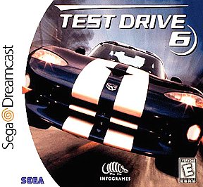 Test Drive 6 (Sega Dreamcast, 1999) Game Case Manual Registration - Tested