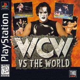 WCW vs. The World (Sony PlayStation 1, 1997) Game and Case - Tested and Working