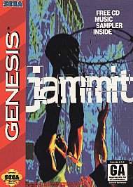 Jammit (Sega Genesis, 1994) Game Case Manual - Tested and Working
