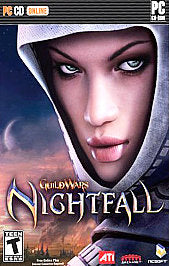 Guild Wars: Nightfall (PC, 2006) Game Case Manual Poster Inserts