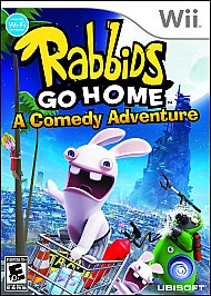 Rabbids Go Home (Nintendo Wii, 2009) Game, Case, Manual, and Insert - Tested