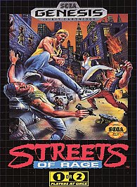 Streets of Rage (Sega Genesis, 1991) Game And Case - Tested and Working