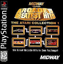 Arcade's Greatest Hits: Atari Collection 1 (PlayStation, 1996) Game Disc -Tested