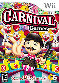 Carnival Games (Nintendo Wii, 2007) Game Case Manual Insert - Tested