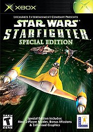 Star Wars: Starfighter Special Edition (Xbox, 2001) Game Case Manual - Tested
