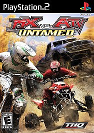 MX vs. ATV Untamed (Sony PlayStation 2, 2007) Game and Case - Tested and Working
