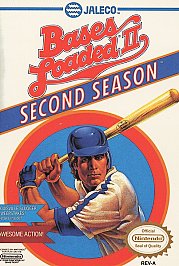 Bases Loaded II: Second Season (Nintendo NES, 1990) Game Cartridge