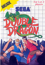 Double Dragon (Sega Master System, 1988) Game Case Manual - Tested and Working