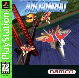 Air Combat (Sony PlayStation 1, 1995) Game Case Manual Registration - Tested